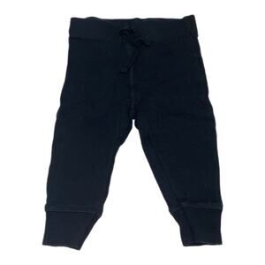 Koala Kids Faux Drawstring casual Lounge Pants Baby Size 6-9 Months Black